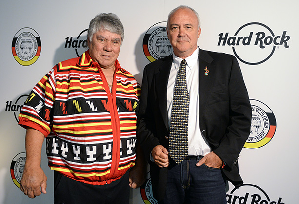 James Billie und Hamish Dodds, President und CEO von Hard Rock International, Foto © Hard Rock International