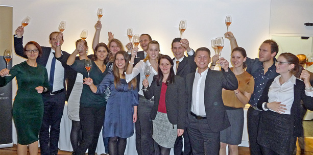 Die Teilnehmer am 42. Champagne-Wettbewerb