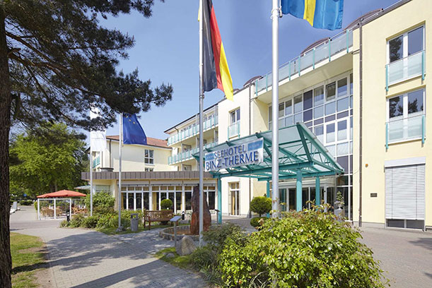 Das Dorint Seehotel Binz-Therme Binz/Rügen verfügt über 137 Zimmer im Haupthaus und in einer Residenz sowie über 106 Strandapartements in vier weiteren Residenzen, Foto © Dorint Hotels &amp; Resorts.