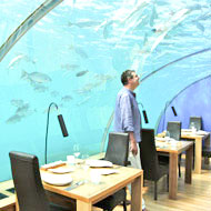 Restaurant Ithaa des Conrad Maledives Rangali Island © Honza