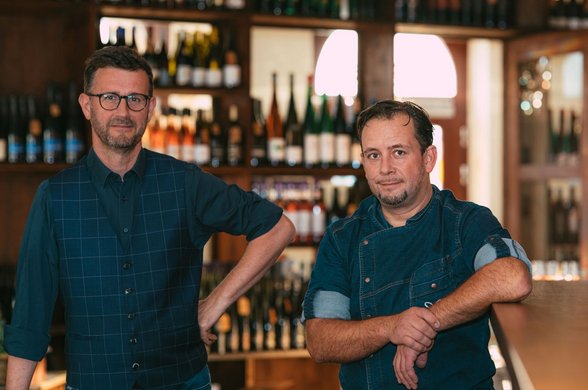Jens Pietzonka und Sebastian Roisch Foto: Weinzentrale