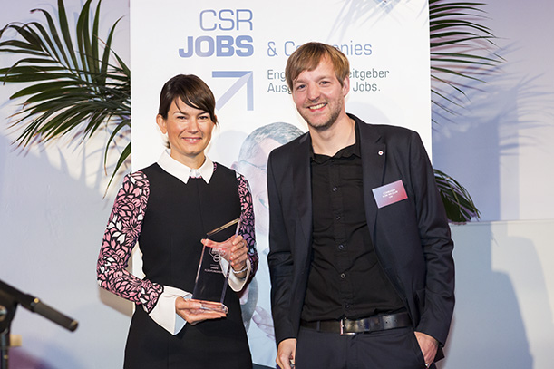 CSR Jobs Award - Edith Gerhardt und Conradin von Nicolai, © Marc Thürbach