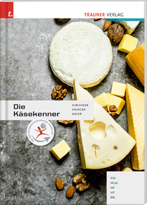 Das neue Fachbuch "Die Käsekenner", erschienen im Trauner Verlag, porträtiert mehr als 200 Käsesorten aus ganz Europa und behandelt umfassend die Kunst des Affinierens. © Trauner Verlag