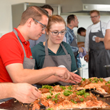 Jeunes Restaurateurs Mitarbeiter kochen bei Deutsche See, Foto © JRE
