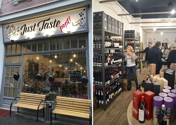 Weinhandel Start-up in Wien | Pop-up-Store Just Taste eröffnet