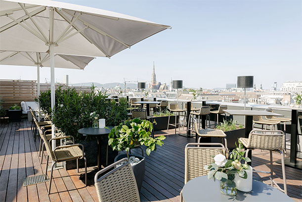 Ritz-Carlton in Wien | Neues Konzept für die Rooftop Bar, Foto © The Ritz-Carlton, Vienna