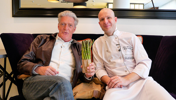 Roel Lintermans und Max Moor (li.) im Restaurant 