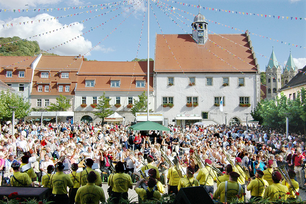 Winzerfest in Freyburg vom 11.-14. September, Foto © Gebietsweinwerbung Saale-Unstrut 