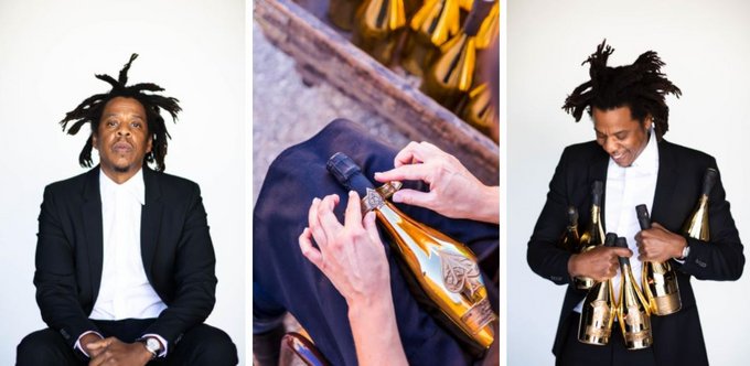 Champagne Armand de Brignac mit Jay-Z Foto: LVMH 