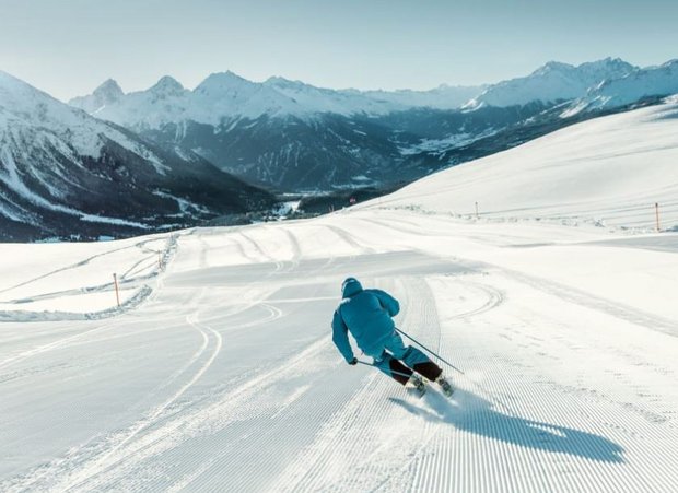Schneesportgebiet Arosa Lenzerheide, Graubünden Pressefoto: Schweiz Tourismus/Fredheim Fotos