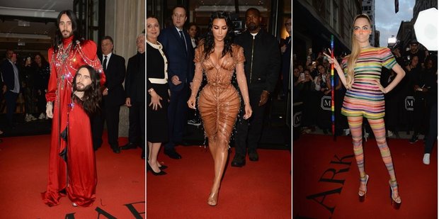 von links: Jared Leto, Kim Kardashian, Cara Delevigne (Credit: GettyImages)