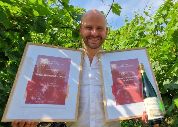 Mosel-Weingut des Jahres ist Dr. H. Thanisch, Erben Müller-Burggraef - Estate Manager Maximilian F.W. Ferger 