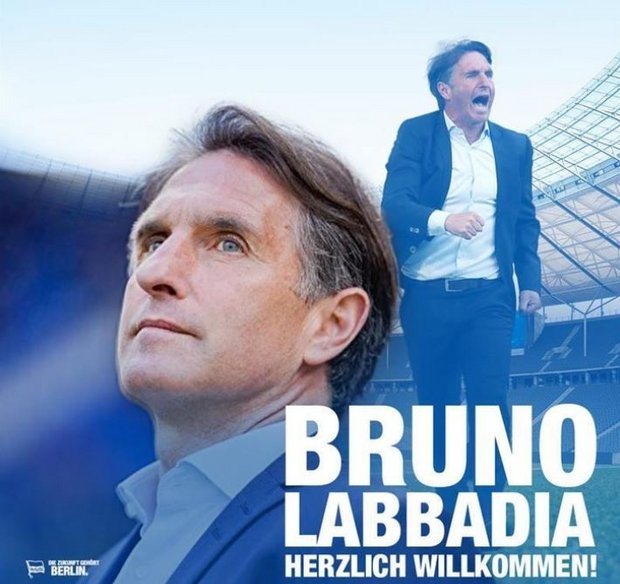 Cheftrainer Bruno Labbadia Pressefoto: Hertha BSC 