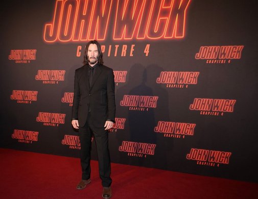 Keanu Reeves bei der John Wick 4 Premiere in Paris - Foto: IMAGO / PanoramiC