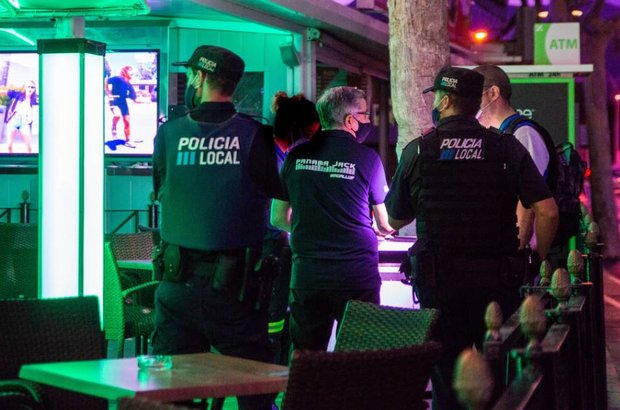Polizei greift auf Mallorca durch Foto: imago images / nicepix.world