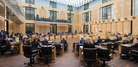 Blick in den Plenarsaal © Bundesrat | Dirk Deckbar