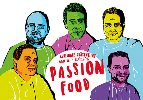 Kulinarisches Kino der Berlinale | Passion Food left to right: Alexander Koppe, Christian Lohse, Eneko Atxa, Tim Raue, Sebastian Frank