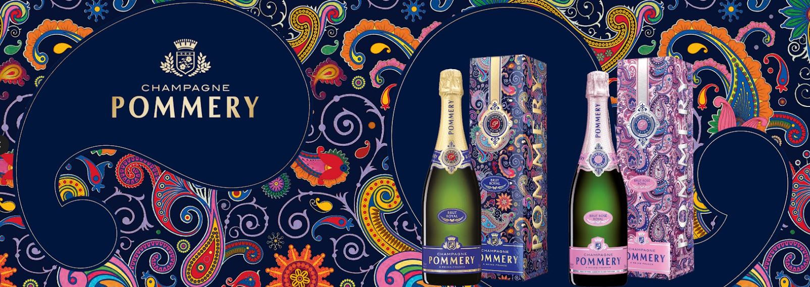 Champagne POMMERY: Kashmir im Paisley-Design - Gourmetwelten - Das  Genussportal