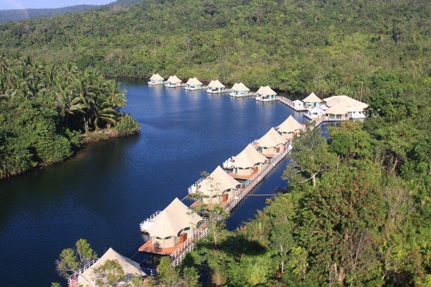 Romantik Hotels &amp; Secret Retreats: 4 Rivers Floating Lodge in Koh Kong in Kambodscha